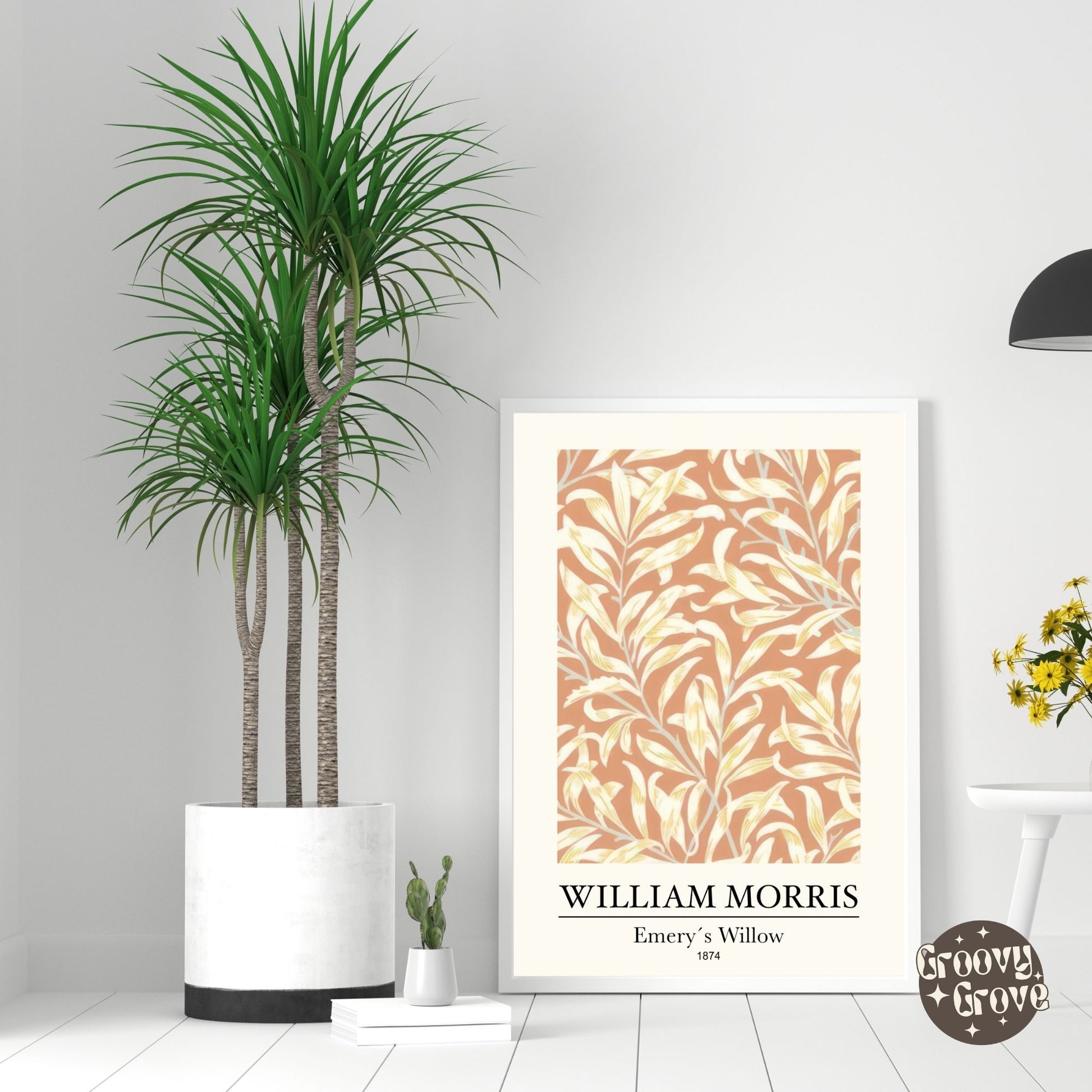 Emery's Willow 1874 William Morris Poster - GroovyGrove