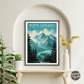 North Cascades National Park Vintage Poster - GroovyGrove