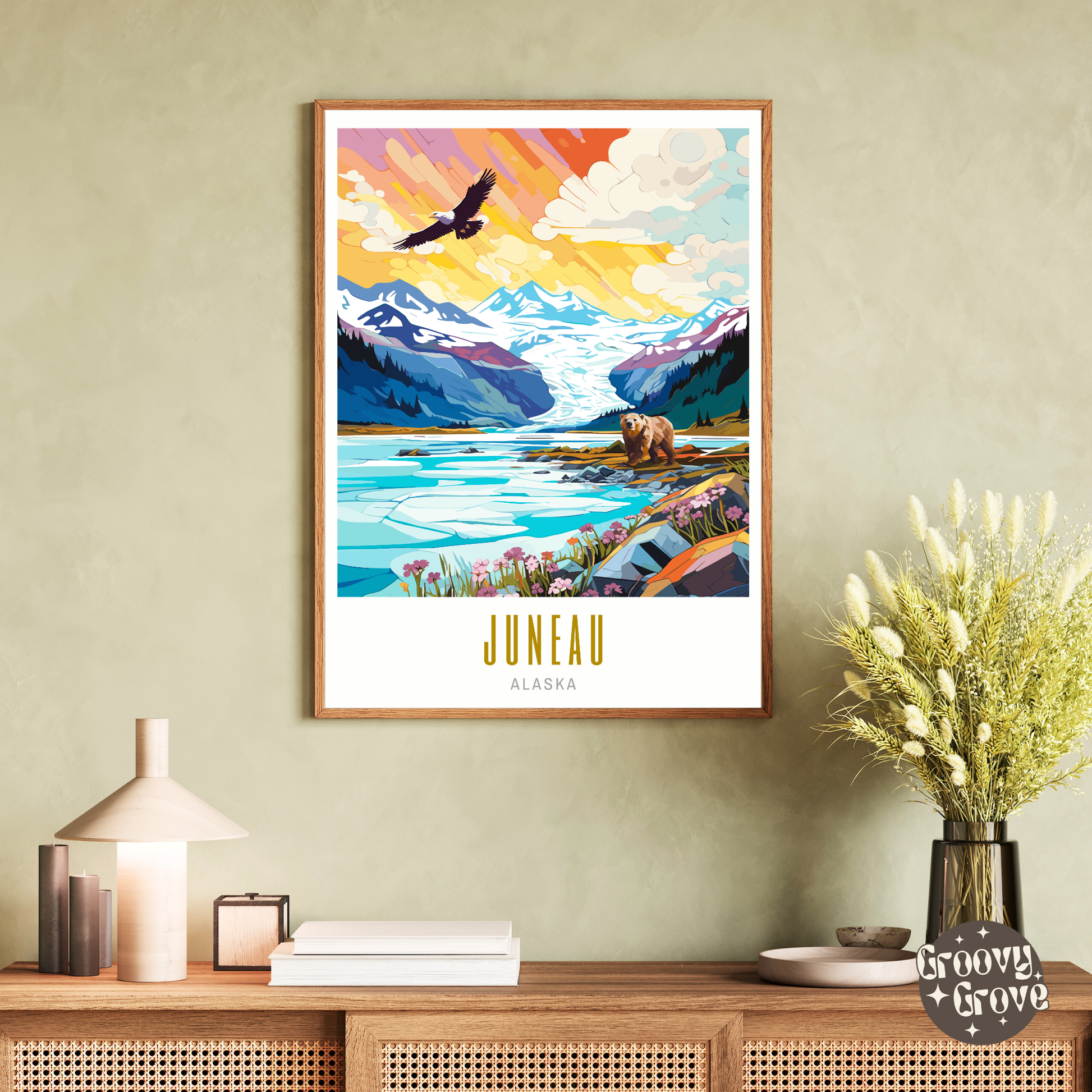 Juneau Alaska Poster - GroovyGrove