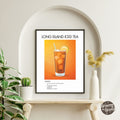 Long Island Iced Tea Retro Cocktail Poster - GroovyGrove