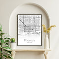 Phoenix Arizona City Map Poster - GroovyGrove