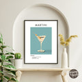 Martini Retro Cocktail Poster - GroovyGrove