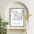 Methuen Massachusetts City Map Poster - GroovyGrove