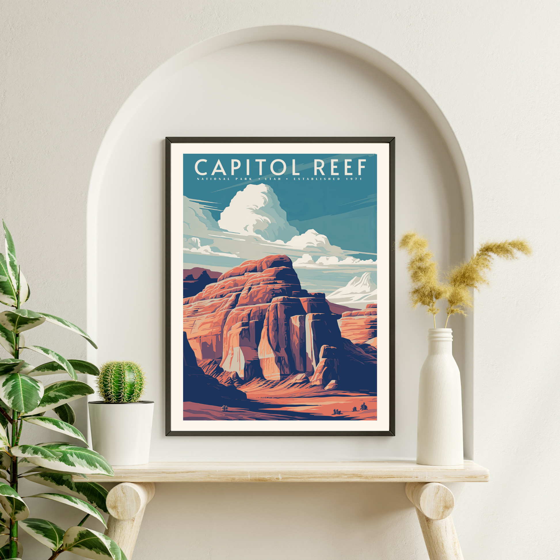 Capitol Reef National Park Vintage Poster - GroovyGrove