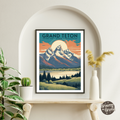 Grand Teton National Park Vintage Poster - GroovyGrove