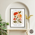 New York Flower Market Poster - GroovyGrove