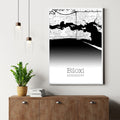 Biloxi Mississippi City Map Poster - GroovyGrove