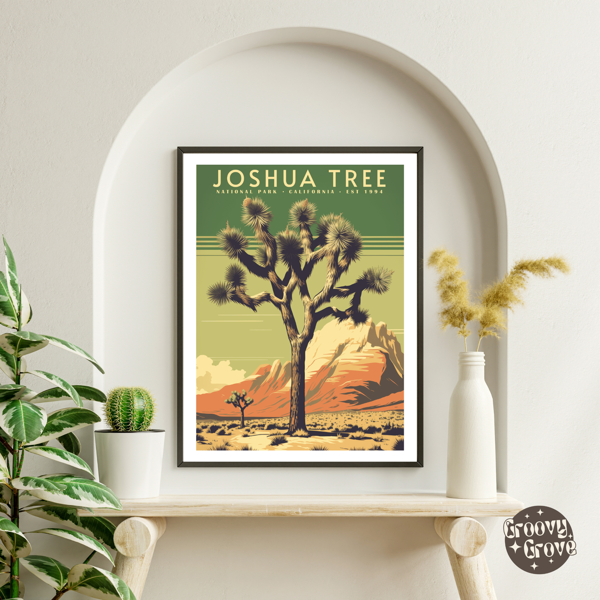 Joshua Tree National Park Vintage Poster - GroovyGrove