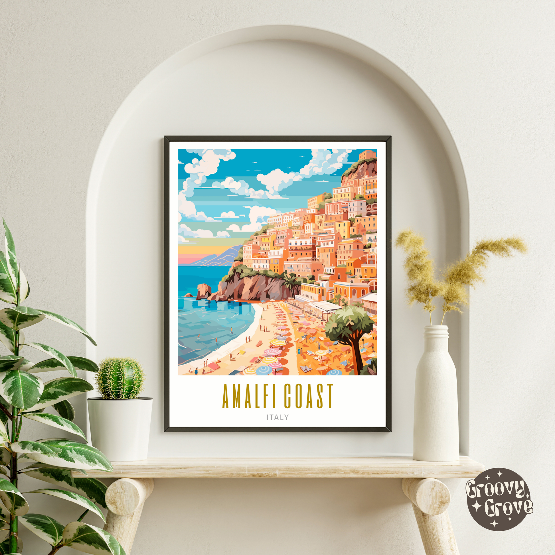 Amalfi Coast Italy Poster - GroovyGrove