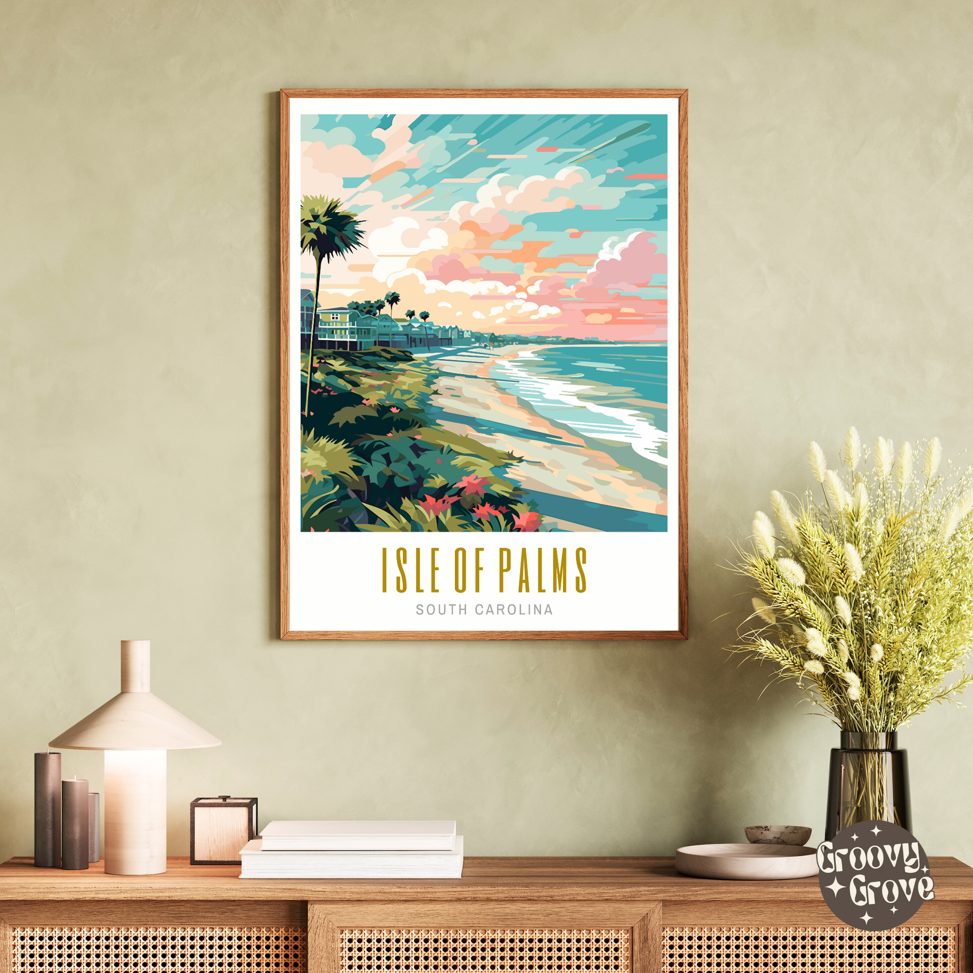 Isle of Palms South Carolina Poster - GroovyGrove