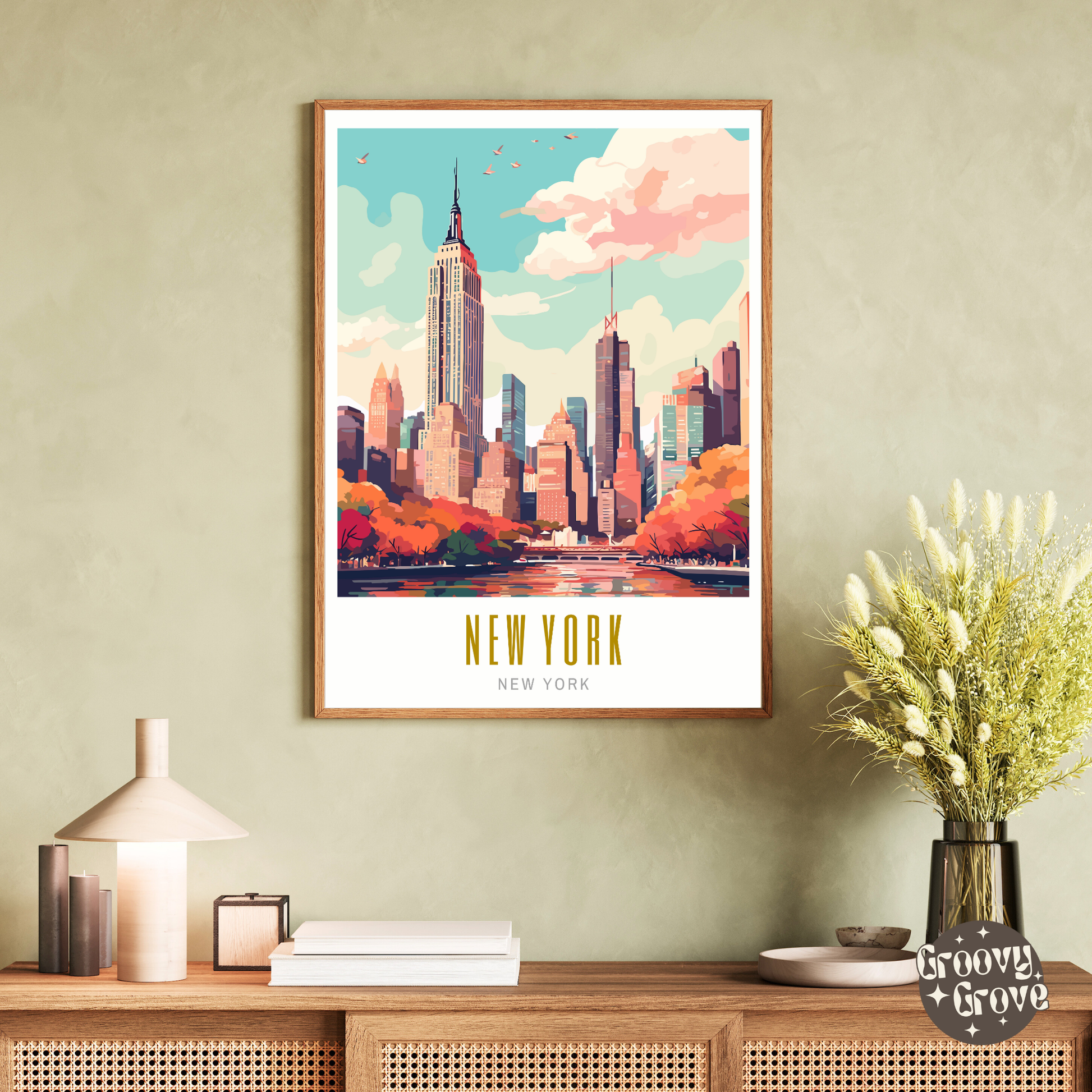 New York Poster - GroovyGrove