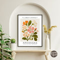 Arkansas Flower Market Poster - GroovyGrove