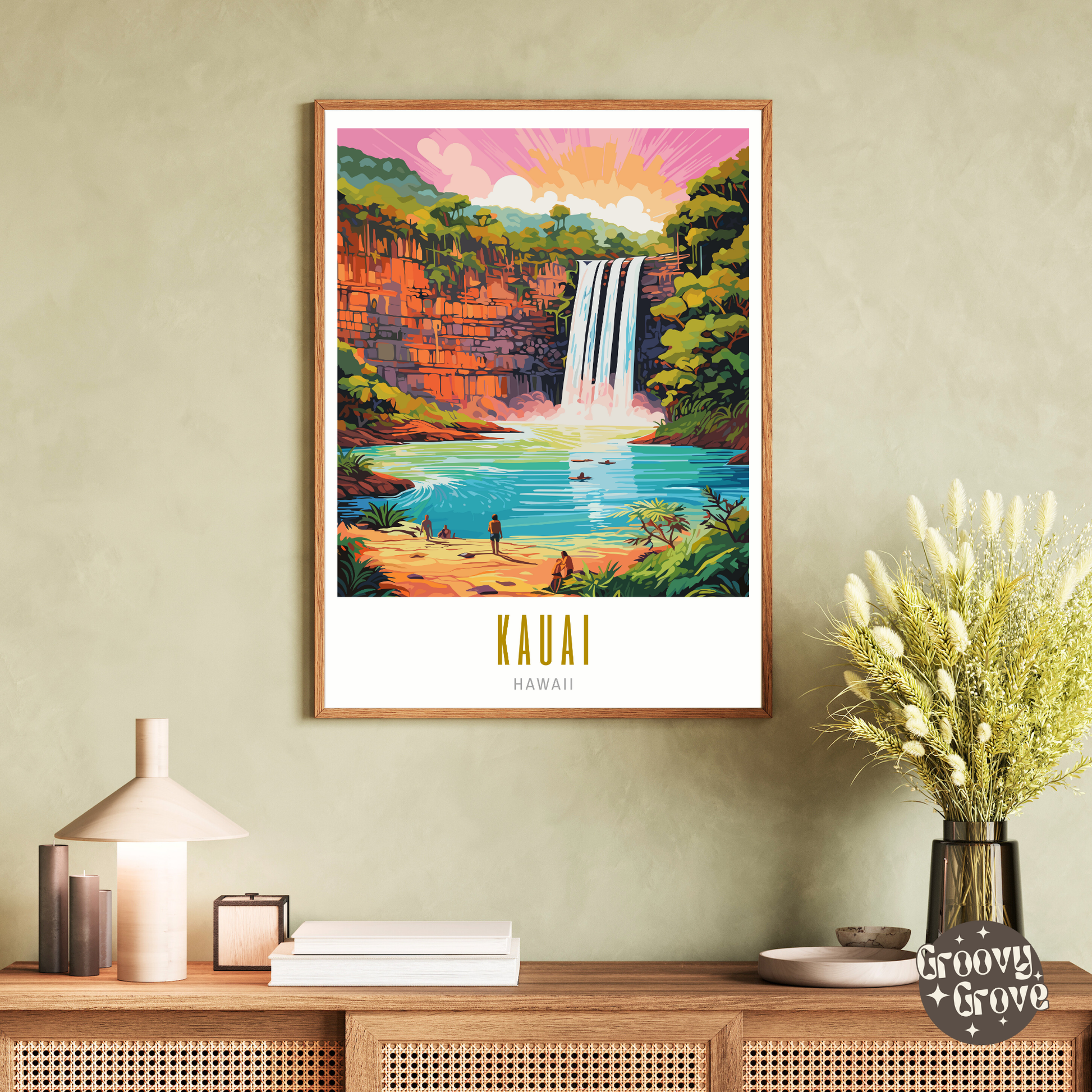 Kauai Hawaii Poster - GroovyGrove