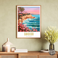 San Diego California Poster - GroovyGrove