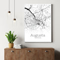 Augusta Georgia City Map Poster - GroovyGrove