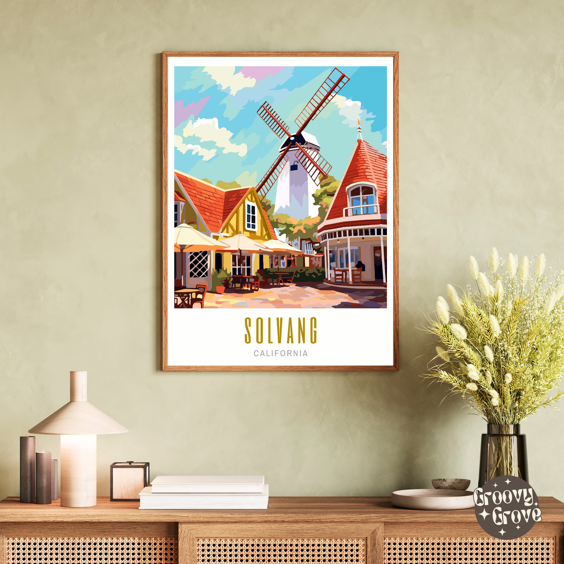 Solvang California Poster - GroovyGrove