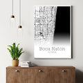 Boca Raton Florida City Map Poster - GroovyGrove