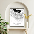 Sunnyvale California City Map Poster - GroovyGrove