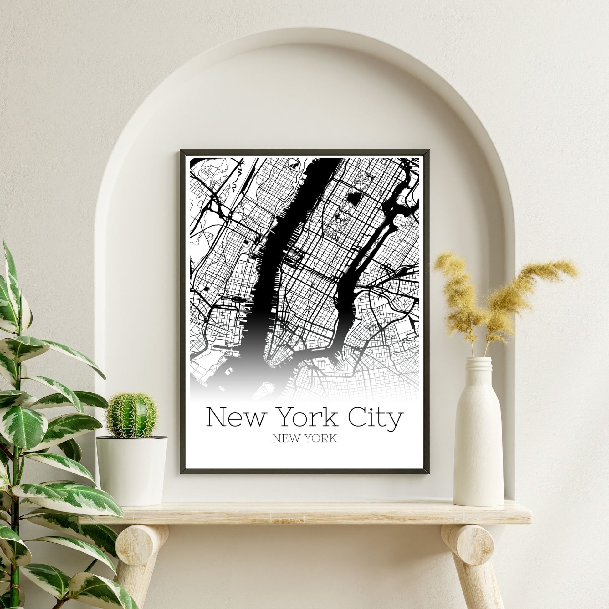 New York City Map Poster - GroovyGrove