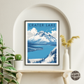 Crater Lake National Park Vintage Poster - GroovyGrove