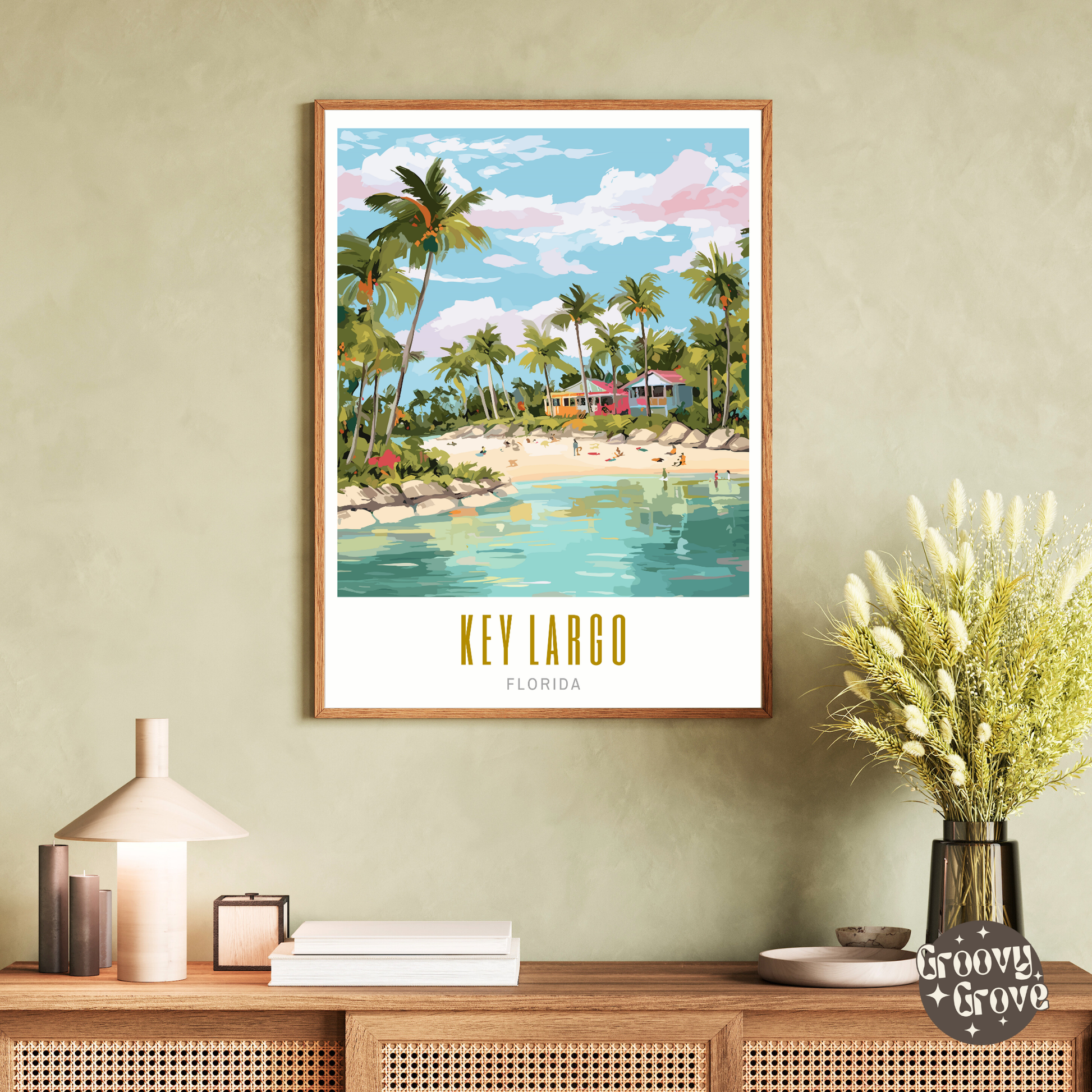 Key Largo Florida Poster - GroovyGrove