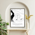 Sammamish Washington City Map Poster - GroovyGrove