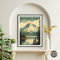 Lassen Volcanic National Park Vintage Poster - GroovyGrove