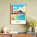 Honolulu Hawaii Poster - GroovyGrove