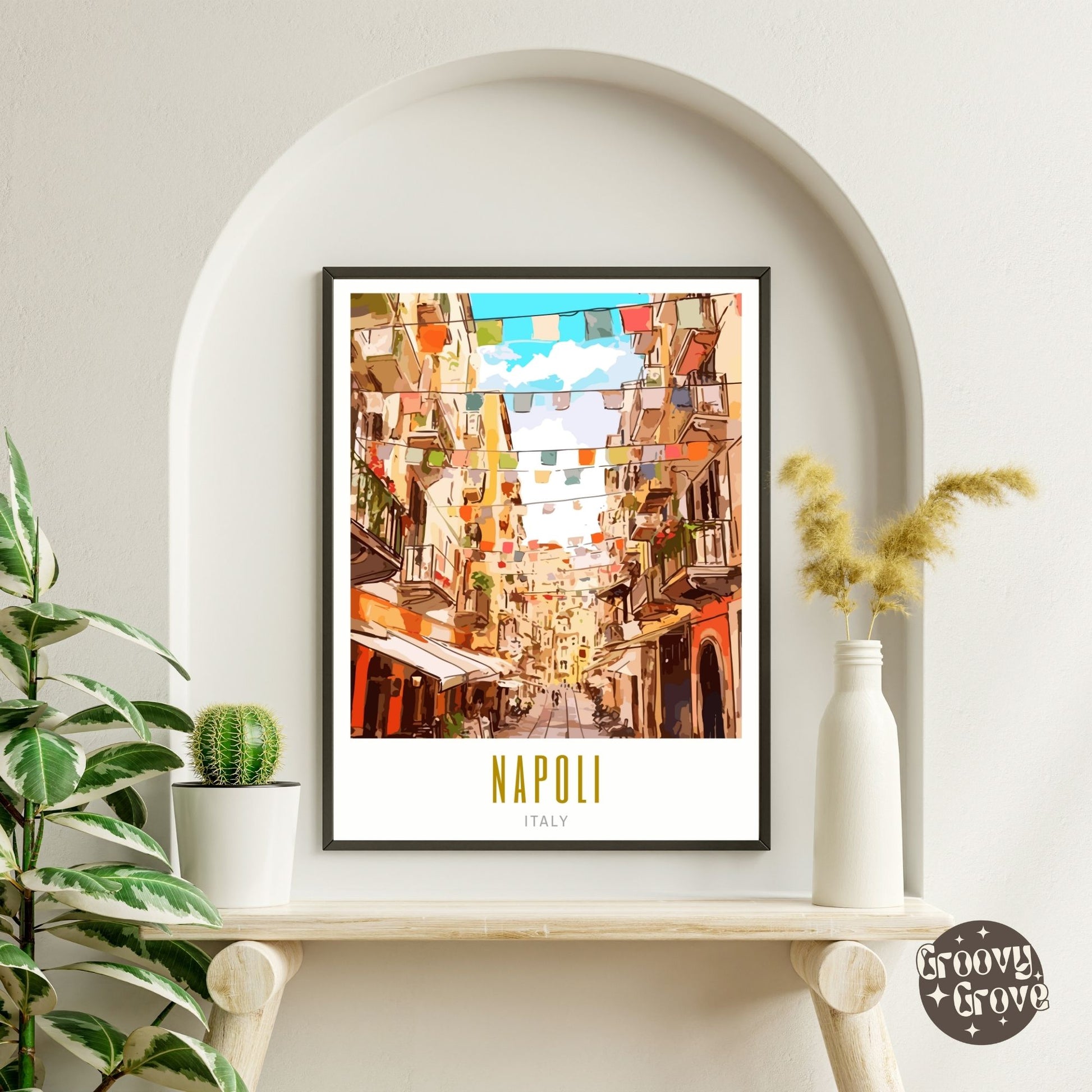 Napoli Italy Poster - GroovyGrove