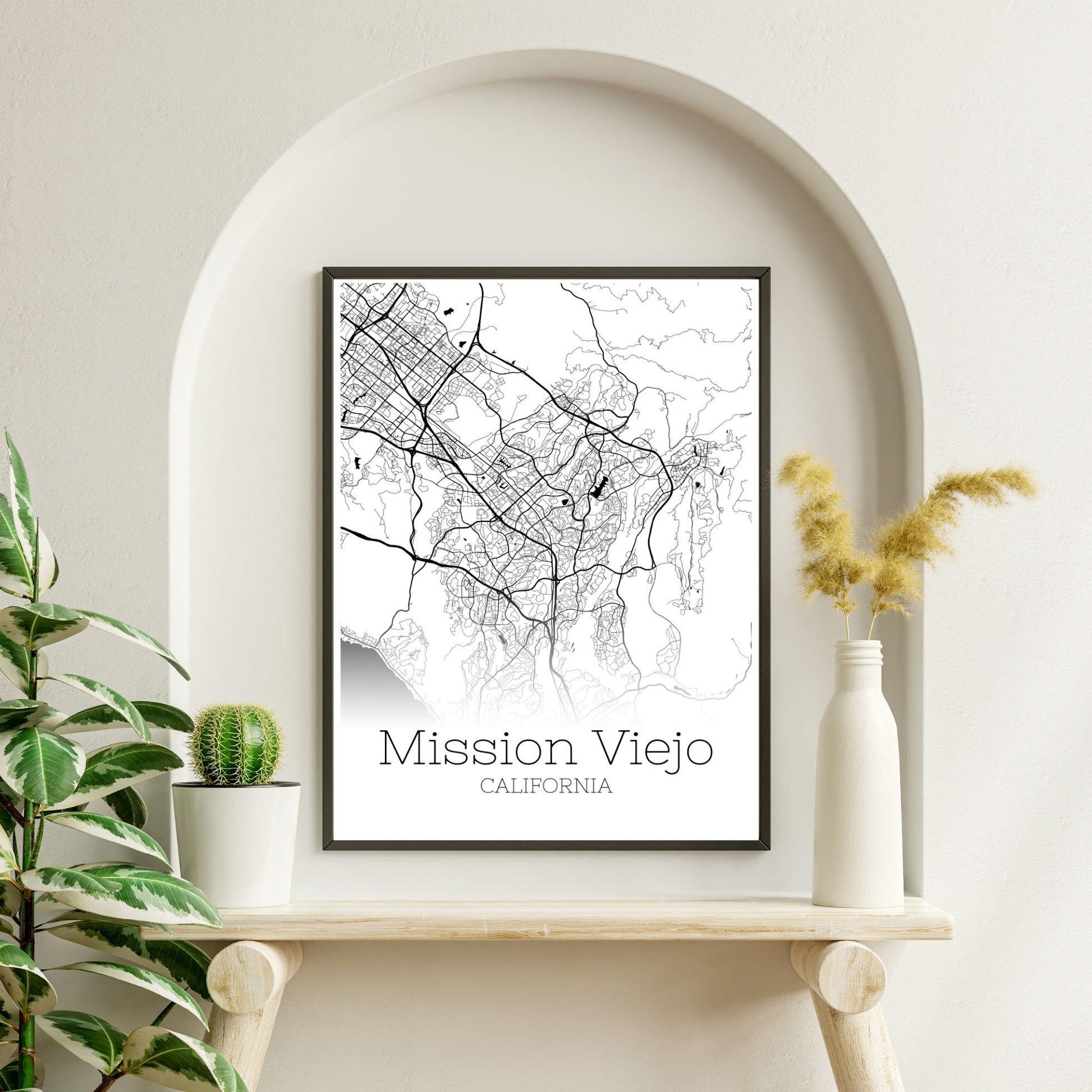 Mission Viejo California City Map Poster - GroovyGrove