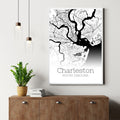 Charleston South Carolina City Map Poster - GroovyGrove