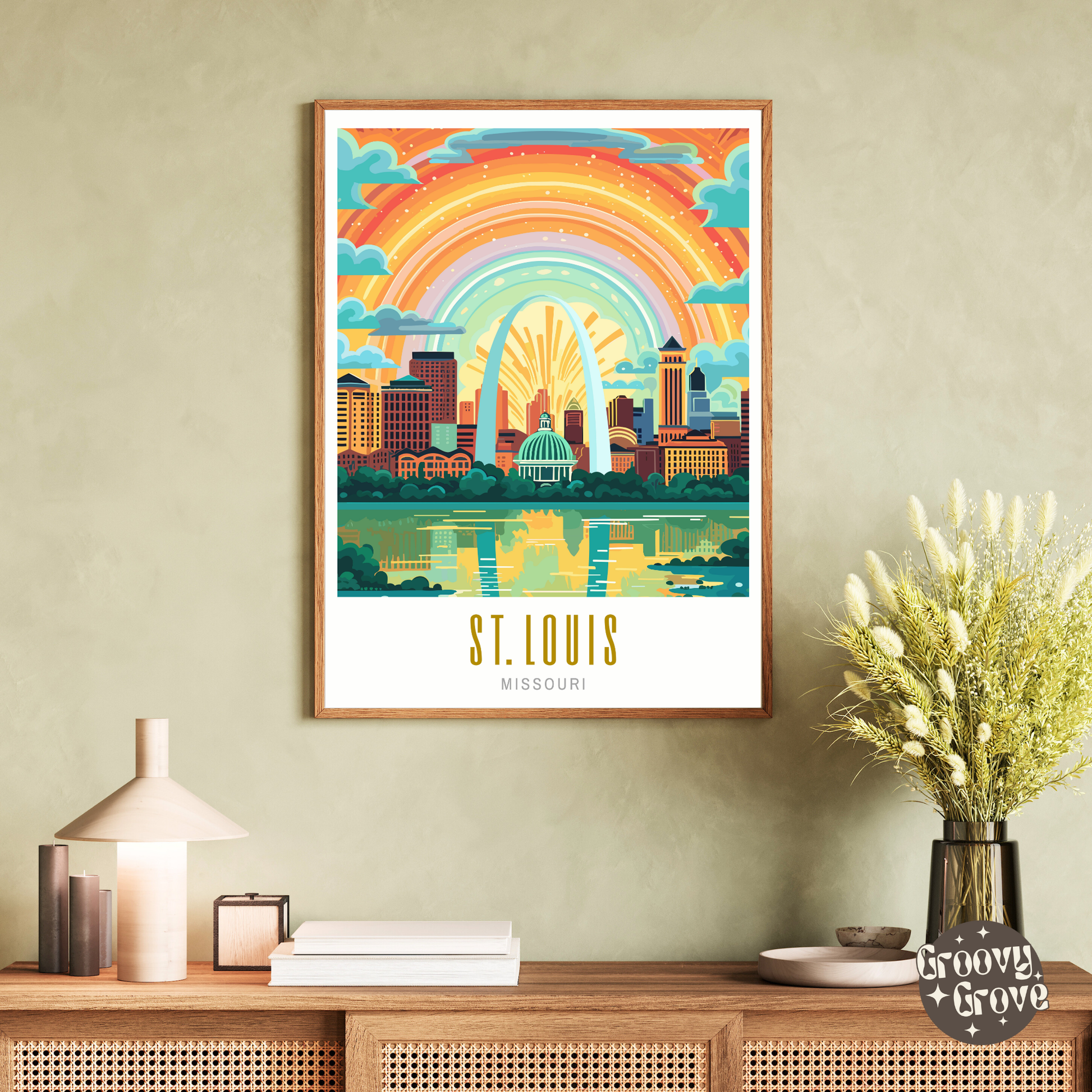 St. Louis Missouri Poster - GroovyGrove