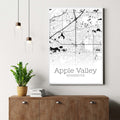 Apple Valley Minnesota City Map Poster - GroovyGrove