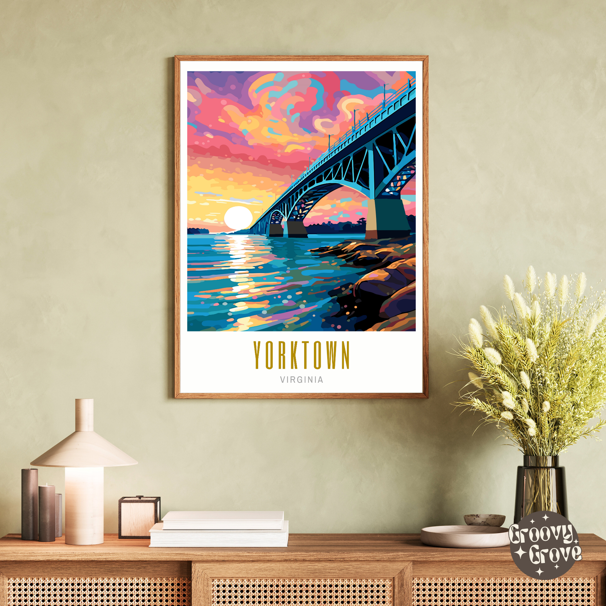 Yorktown Virginia Poster - GroovyGrove