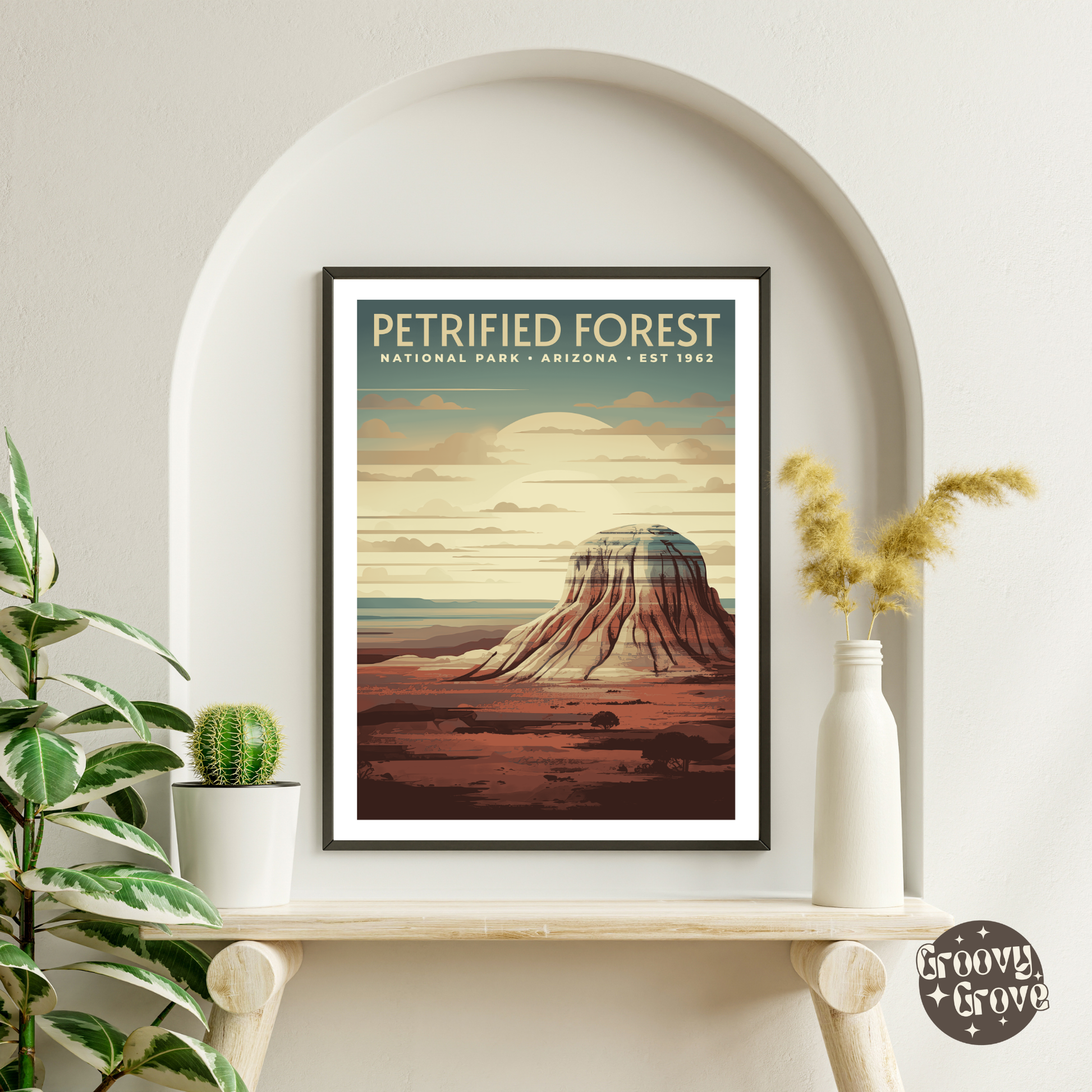 Petrified Forest National Park Vintage Poster - GroovyGrove