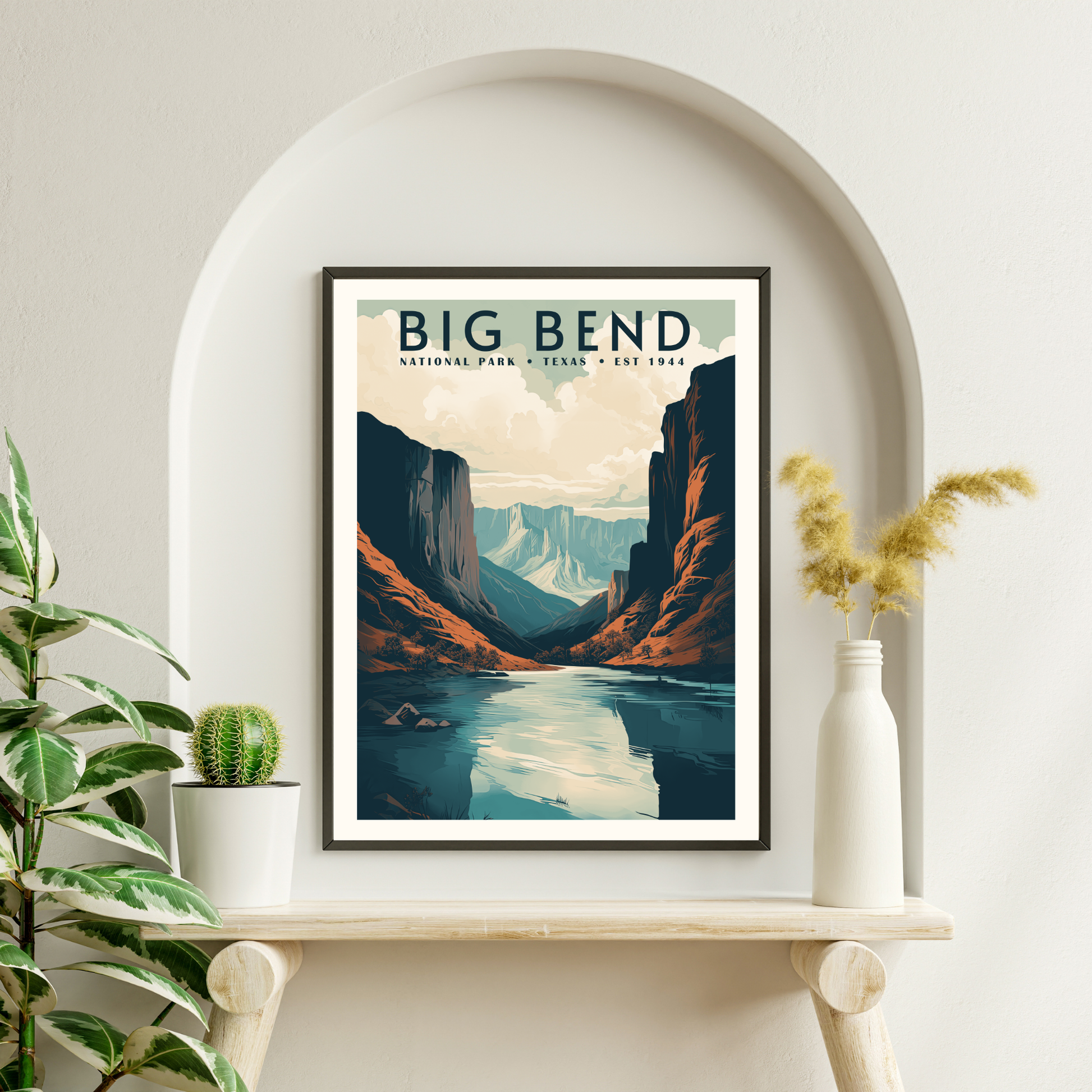 Big Bend National Park Vintage Poster - GroovyGrove