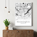 Bloomington Minnesota City Map Poster - GroovyGrove