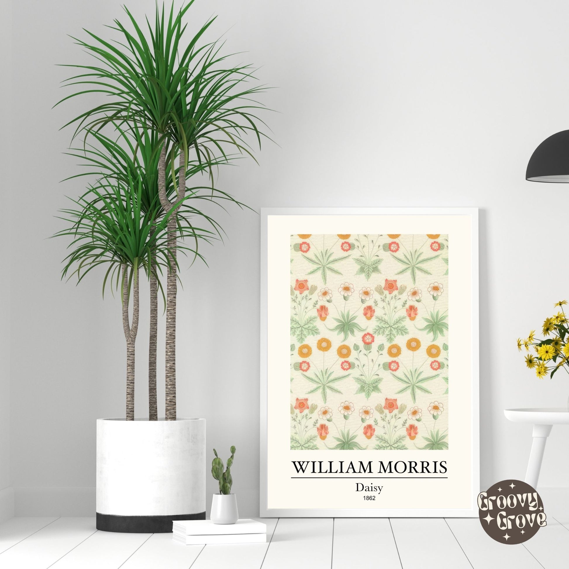 Daisy 1862 William Morris Poster - GroovyGrove