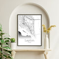 Layton Utah City Map Poster - GroovyGrove