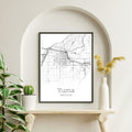 Yuma Arizona City Map Poster - GroovyGrove