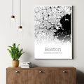 Boston Massachusetts City Map Poster - GroovyGrove