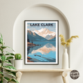 Lake Clark National Park Vintage Poster - GroovyGrove