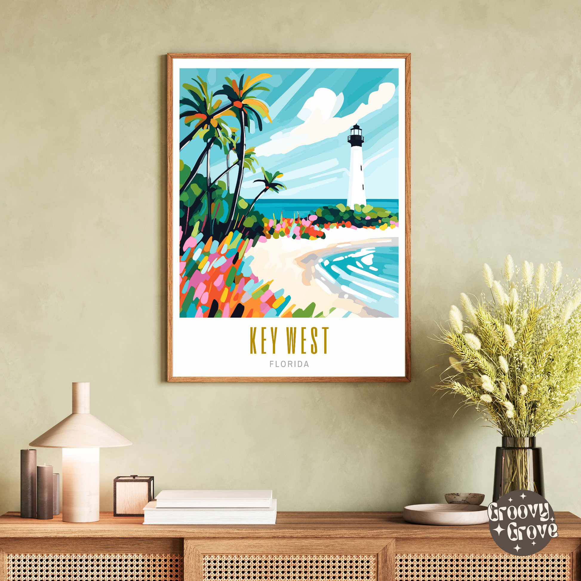 Key West Florida Poster - GroovyGrove