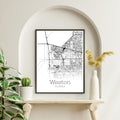 Weston Florida City Map Poster - GroovyGrove