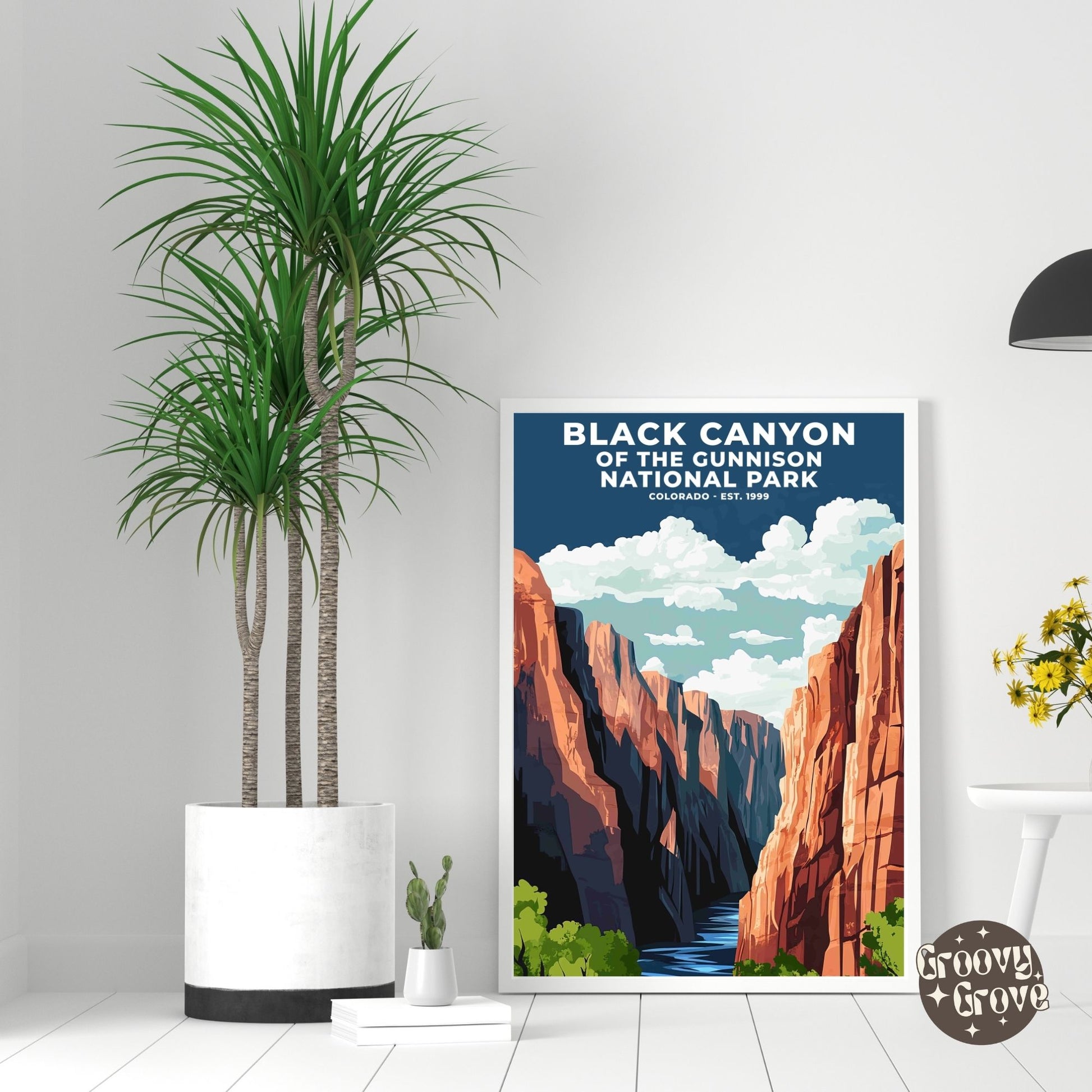 Black Canyon of the Gunnison National Park Poster - GroovyGrove