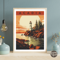 Acadia National Park Vintage Poster - GroovyGrove