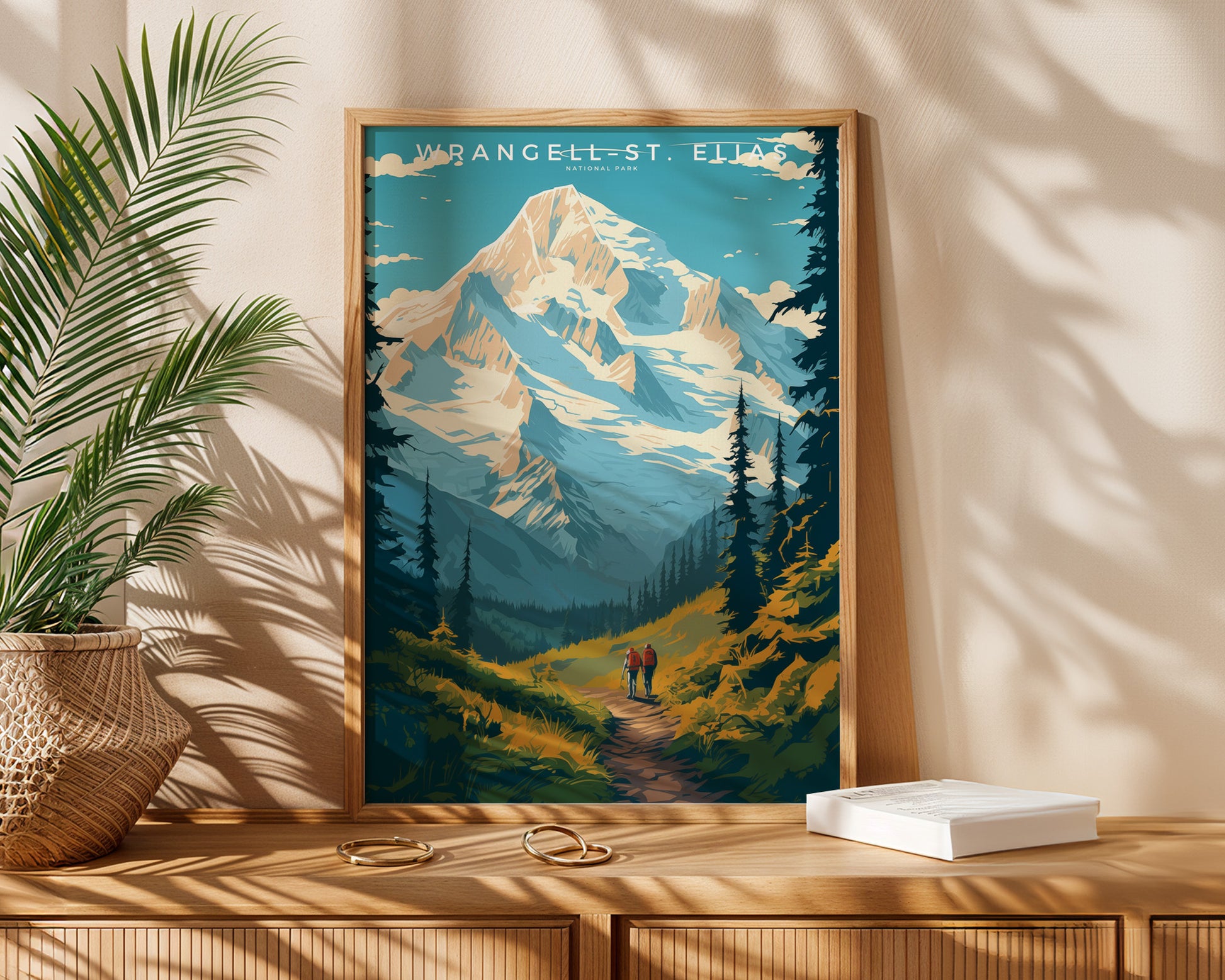 Wrangell–St. Elias National Park Retro Poster - GroovyGrove