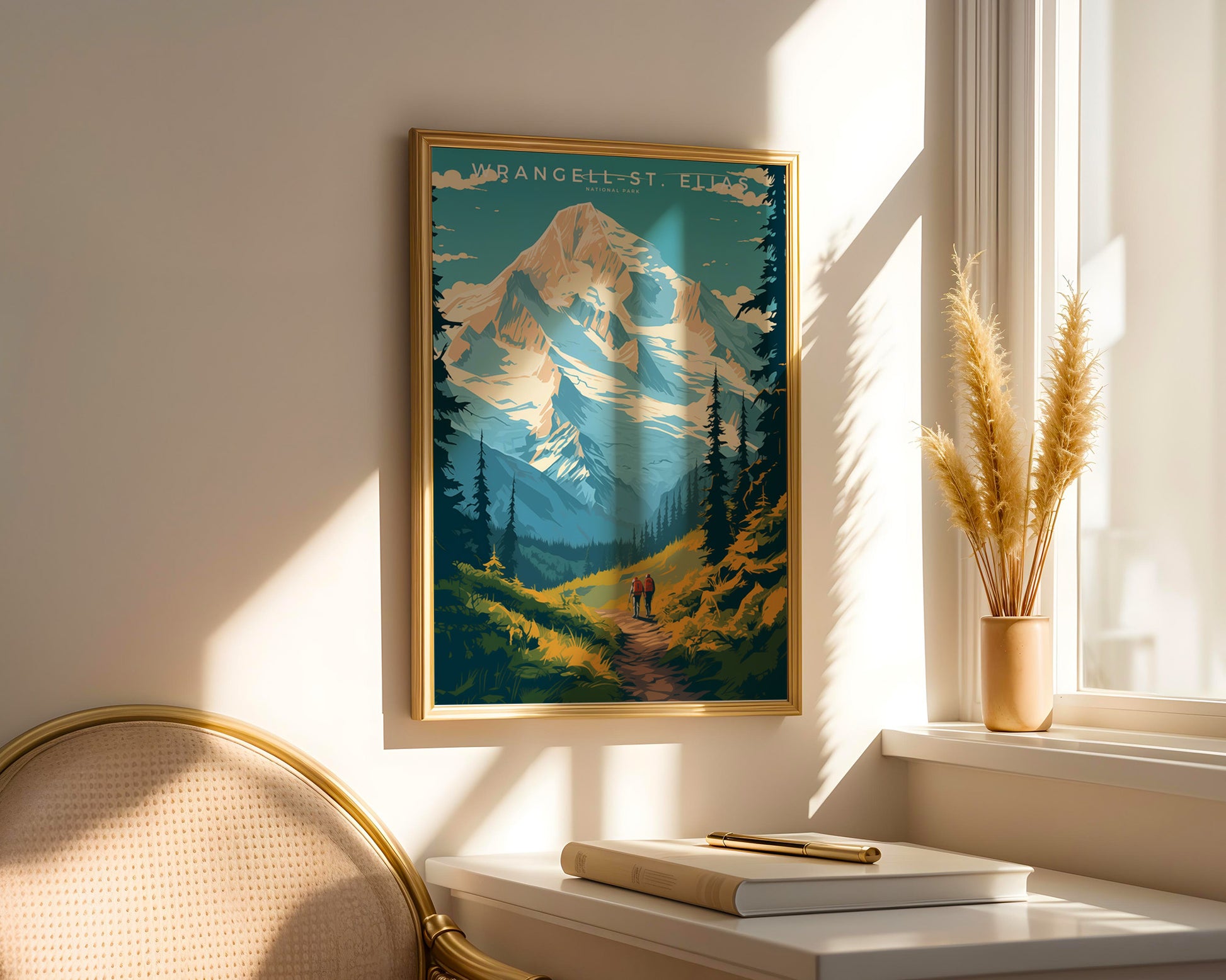 Wrangell–St. Elias National Park Retro Poster - GroovyGrove