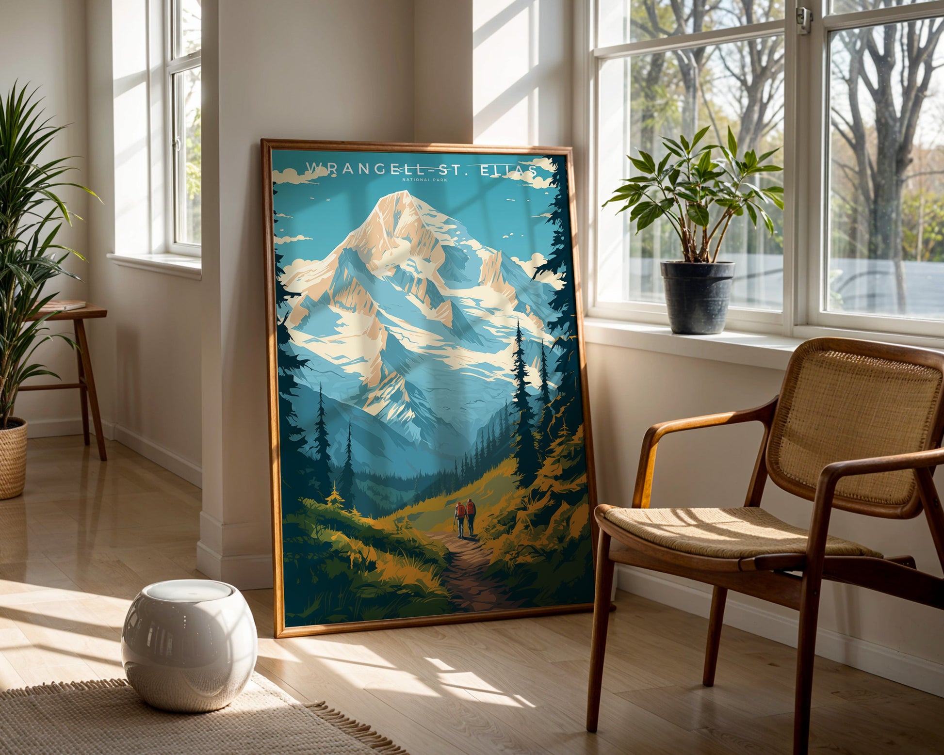 Wrangell–St. Elias National Park Retro Poster - GroovyGrove