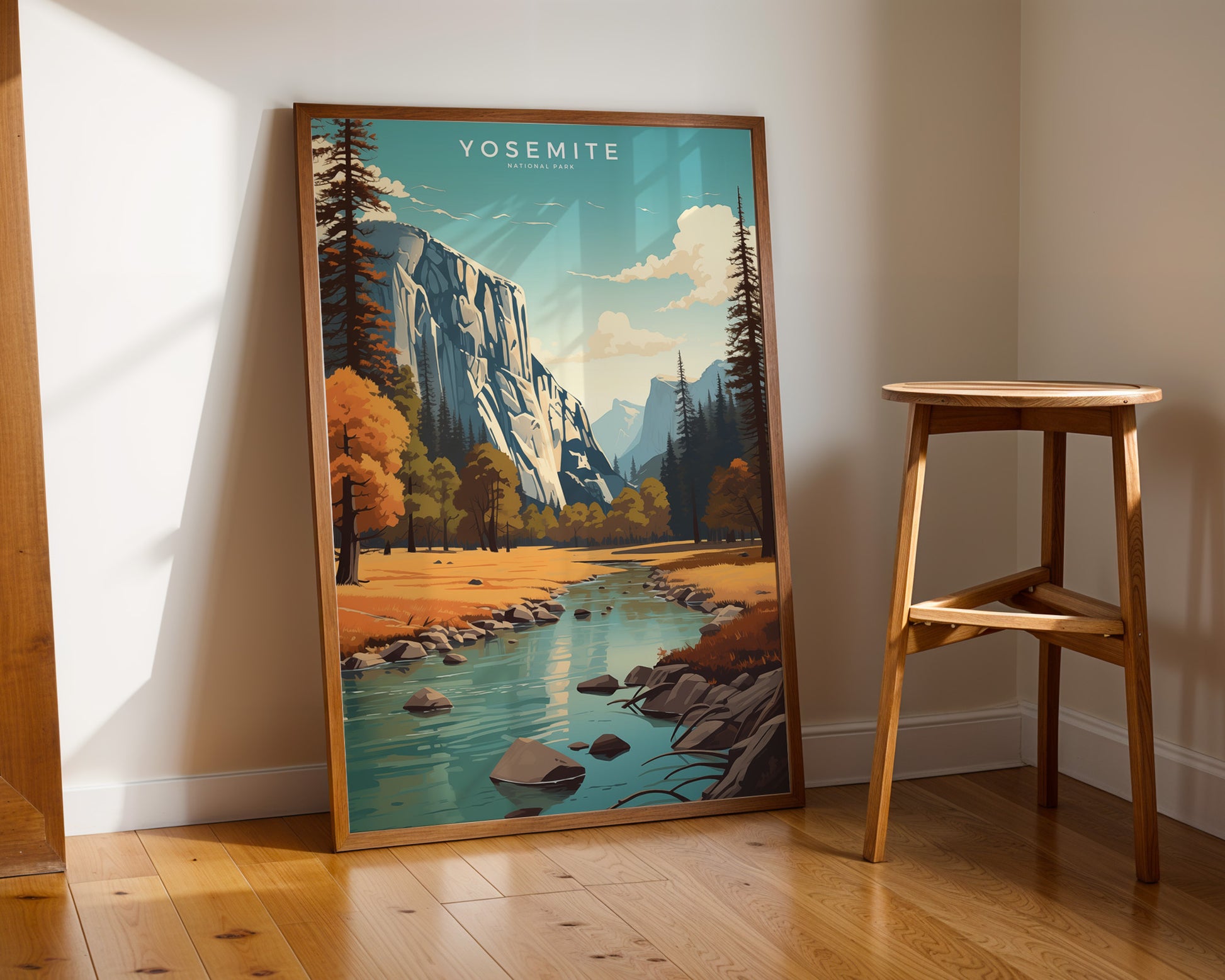 Yosemite National Park Retro Poster - GroovyGrove